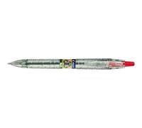 Stylo Bille - Rétractable - Rouge - Plastique Recyclé - B2p Ecoball - Begreen - Pilot