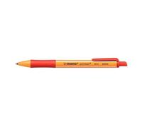 STABILO Stylo bille rétractable pointball pointe moyenne - Encre rouge
