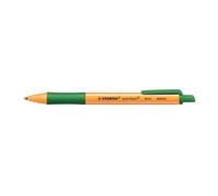 STABILO Stylo bille rétractable Pointball – Pointe moyenne – Encre verte