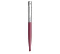 Stylo-bille waterman allure deluxe pointe moyenne bouchon chrome corps rose encre bleu coffret cadeau