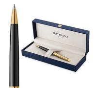 Stylo bille Waterman Hémisphère | La collection Opera | Noir et or | Coffret cadeau géométrique