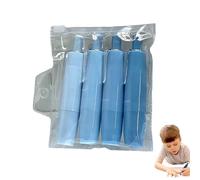 Stylo blanc rechargeable, ruban correcteur rétractable blanc, 4 pièces, ruban correcteur double face, stylo à colle double face, pour l'école, la maison, le bureau et les projets d'artisanat