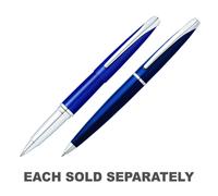 Stylo bleu ATX translucide équilibré et magnifique avec clip unique à la mode