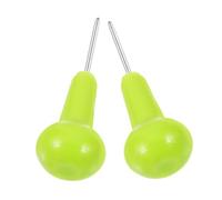 Stylo Braille en Plastique Vert 2pcs pour Écrire, Rentrée Scolaire | Outil Écriture Braille Plastique, pour Apprendre le Braille, Prise en Main Confortable, Portable