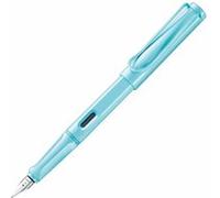 Lamy safari aquasky - Stylo Plume avec grip ergonomique et plume acier poli en taille F - matière plastique robuste ASA - avec cartouche T 10 bleu - Droitier