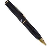 Stylo espion 4 Go doré et noir camera espion surveillance mini discrete