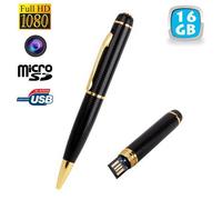 Stylo caméra espion Full HD 1080P microphone mini appareil photo micro sd 16 Go - YONIS