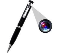 Stylo Caméra Espion HD 1080p Appareil Photo et Son Carte SD 32 Go Noir et Argent YONIS G