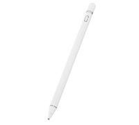 Stylo Capacitif, Design Tendance en Alliage D'aluminium avec écriture Fluide, compatibilité Universelle, Durée de Vie Prolongée de la Batterie, Applications Polyvalentes, Blanc,