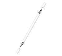 Stylo Capacitif Double Pointe ABS 14x1x1cm Noir/Blanc/Or - 2-en