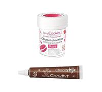 Stylo chocolat + Colorant alimentaire Rose