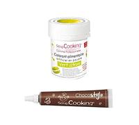 Stylo chocolat + Colorant alimentaire Vert citron