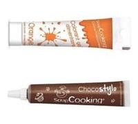 Stylo chocolat + gel colorant alimentaire orange Orange G