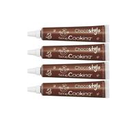 Stylo chocolat - SCRAP COOKING - 4 stylos - Marron - Mixte - A partir de 6 ans