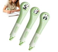Stylo correcteur 3 pièces motif panda | Ruban correcteur lisse et résistant aux taches, à séchage rapide | Outil de gomme blanche pour papeterie | pour les étudiants, les enseignants, l'école, le bure