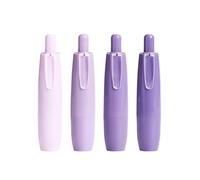Stylo correcteur double face, stylo colle à pression, stylo correcteur rétractable double face, correcteur liquide blanc, colle portable à pression pour loisirs créatifs, cartes, albums (Violet)