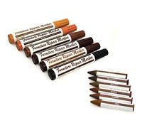 Stylo Correcteur en bois de réparation Stylet pour meuble rayures, la placage et stratifié - Lot de 12