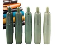Stylo correcteur - Stylo correcteur blanc rétractable des deux côtés - Ensemble de papeterie amovible lisse | Fournitures de papeterie pour étiquetage et marquage | Stylo à bande pour chiffon