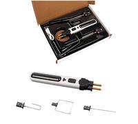 Stylo coupe-mousse sans fil portable Outil de coupe à chaud avec chauffage en 5 secondes et lumière LED Kit gravure multifonctionnel soudure électronique