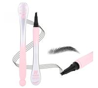 Stylo crayon à sourcils, stylo à sourcils, 6 ml, 4 pointes de fourchette, outil de dessin de cheveux, mascara naturel, longue durée, couleur des yeux, cosmétiques pour femmes et filles, sty