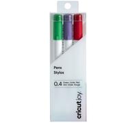 Stylo - Cricut - Joy - 3 Couleurs - Rouge, Vert, Violet - Pointe Fine