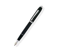 Stylo Cross Premium Townsend en laque noire avec rendez-vous plaqués rhodium