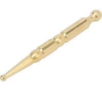 Stylo d'acupuncture à deux têtes, manche structuré, réflexologie faciale, sonde de point, outil de massage