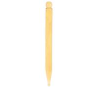Stylo D'acupuncture de Massage en Corne de Bœuf Jaune à Deux Têtes | Outil Portable à Tissu Profond, pour Dos et Grands Muscles, Soulage les Tensions et Maux