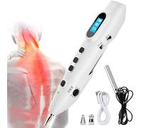 Stylo D'Acupuncture éLectronique, Stylo De Massage D'Acupuncture, 20 IntensitéS + 3 Modes, DéTection Automatique des Points D'Acupuncture, pour Draguer Les MéRidiens