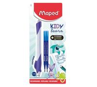 Stylo d'apprentissage effaçable Maped - Kidy Learn Magic - bleu - avec 2 recharges