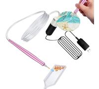Stylo d'art à strass - Stylos électriques de peinture à strass - Adsorption de perles USB Portable Applicateur pour atelier de maternelle Activité d'équipe