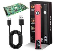 Stylo de batterie de chariot, stylo batterie fileté 650 mAh 510, tensions réglables à 3 vitesses, outils soudage rechargeables portables pour la réparation d'appareils ménagers, filetage 510