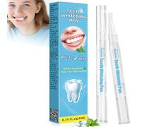 Stylo de blanchiment dentaire, 2 unités, produit blanchissant pour éliminer les taches, un sourire éclatant à la maison et en déplacement 4 ml (2 stylos de 2 ml chacun)