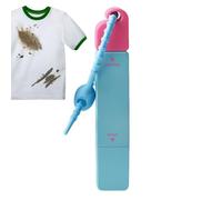 Stylo de coloration pour vêtements - Bâton de nettoyage portable à double tête | 12 ml Stylo détachant pour vêtements | Point à double extrémité instantané Nettoyant pour tissu propre pour huile de