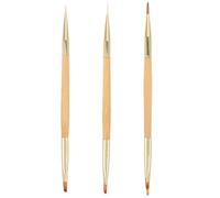Stylo de Construction pour Nail Art Double Embout, Lot de 3