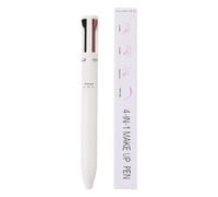 Stylo de contour des sourcils - Stylo de maquillage 4 en 1 | Stylo de beauté imperméable à l'eau, stylo à sourcils rotatif à presse, crayon à sourcils liquide multifonction, stylo surligneur durable