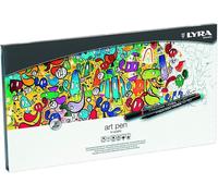 Stylo De Dessin À Feutre Lyra Artist Illustration Métal Coffret De 30 Stylos