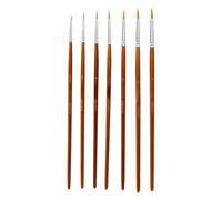 Stylo De Dessin À Points Multi-Usages Universel, 7 Pièces, Anti-Déformation, Poils En Nylon Pour Les Détails Fins