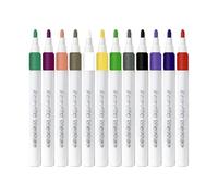 Stylo de dessin artistique sur ongles, 12 couleurs, imperméable et durable, stylos pour manucure artistique, marqueurs à ongles, pour femme, anniversaire, Noël, maison de mariage