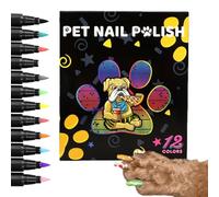 Stylo De Dessin D'ongles Pour Animaux De Compagnie-vernis À Ongles Pour Animaux De Compagnie Pour Chiens, Kit D'art De Stylo De Dessin D'ongles D'animaux | Nettoyage Facile À Faire Soi-même À Haute Sa