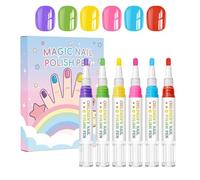 Stylo De Doodle Couleurs Pour Les Ongles 6 Couleurs Séchage Rapide