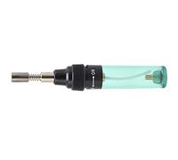 Stylo de Fer à Souder au Gaz Rechargeable, Outil Portatif de Soudure au Gaz Butane Pur 8ML VA100bleu foncé, Accessoires Professionnels (Vert transparent)