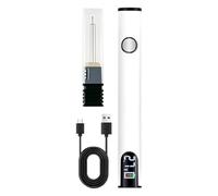 Stylo de fer à souder, outil de soudage électrique, tension réglable, fer rechargeable, 14 x 1,4 cm, dispositif d'affichage LED pour des réparations efficaces et sûres