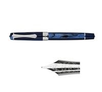 Stylo de fontaine professionnel rempli de piston pour bureau avec pointe en métal résistante pour hommes et femmes pour étudiants