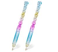 Stylo de Forage de Peinture Au Diamant Spirale Colorée Outils de Peinture Diamant pour Nail Art Diy Décoration 2 Paquets