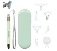 Stylo de forage Diamond Art avec lumière, stylo d'art diamant électrique rechargeable par USB avec 6 têtes, loupe pour bricolage artisanat ongles de pierres précieuses