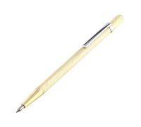 Stylo de graveur de poche, outil en alliage de haute qualité, marqueur de gravure portable Durable pour carreaux de verre et de céramique, or argent 5.7 pouces (Or)
