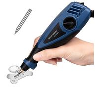 Stylo de gravure 25 W, outil de gravure électrique à 6 vitesses, stylo de graveur portable avec embouts en acier au carbure de tungstène pour bois, métal, verre, outil de gravure professionnel
