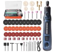 Stylo de gravure électrique, kit de gravure électrique, sans fil, rechargeable, kit d'outils de gravure rechargeable, régulateur à 3 vitesses (jusqu'à 15 000 tr/min), kit d'outils de gravure pour