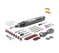 Stylo de gravure numérique 34 en 1, lumière LED, 6 vitesses réglables, 16 000 sifflets, rechargeable, gravure artisanale